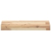 Estantes flotantes 2 uds madera acacia sin tratar 60x20x4 cm