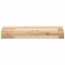 Estantes flotantes 4 uds madera acacia sin tratar 60x20x4 cm