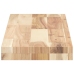 Estante flotante madera maciza de acacia sin tratar 80x20x4 cm