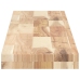 Estantes flotantes 2 uds madera acacia sin tratar 120x20x4 cm