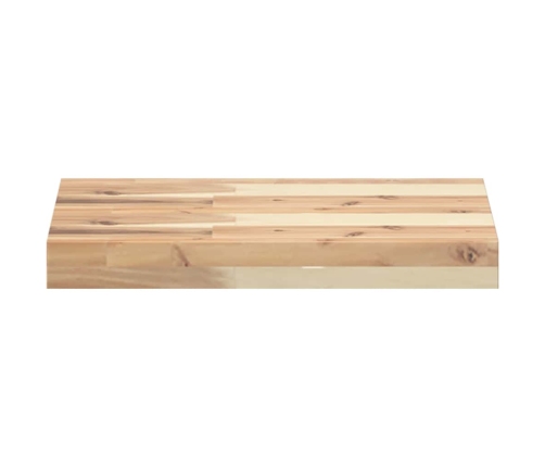 Estante flotante madera maciza de acacia sin tratar 40x30x4 cm