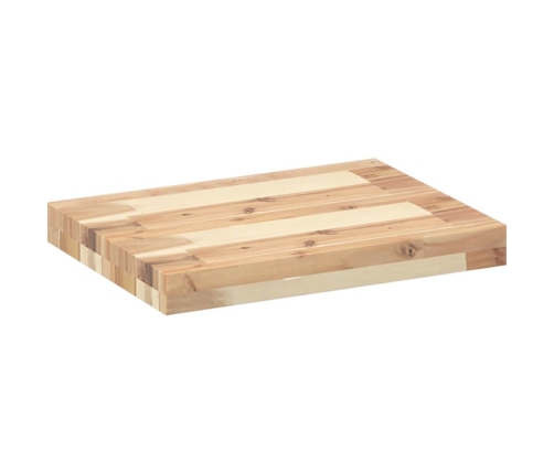 Estante flotante madera maciza de acacia sin tratar 40x30x4 cm