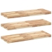 vidaXL Estantes flotantes 3 uds madera acacia sin tratar 80x30x4 cm