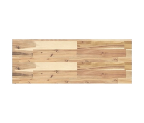 Estantes flotantes 4 uds madera acacia sin tratar 80x30x4 cm