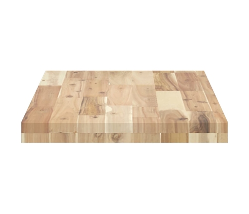 Estante flotante madera maciza de acacia sin tratar 60x40x4 cm