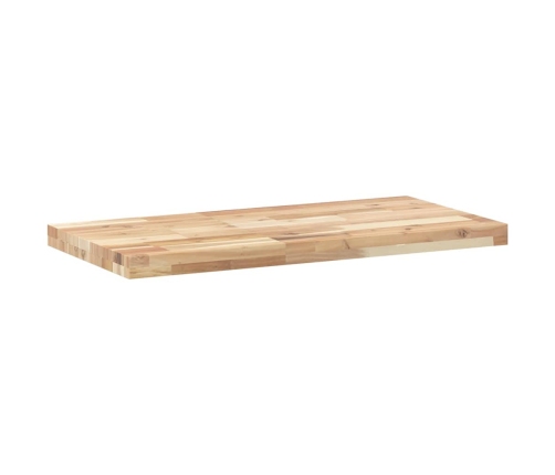 Estante flotante madera maciza de acacia sin tratar 60x40x4 cm