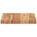 Estante flotante madera acacia maciza acabado aceite 60x20x2 cm