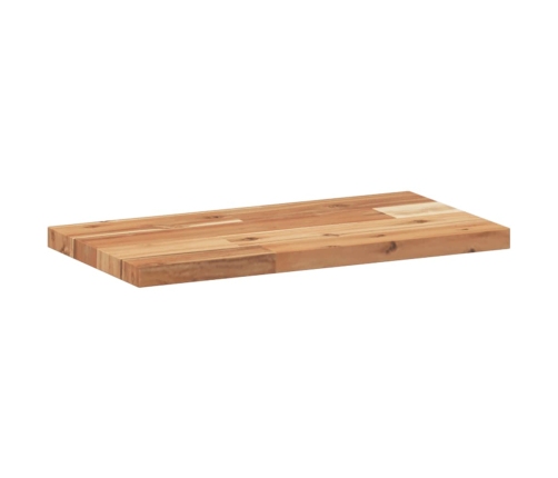 vidaXL Estantes flotantes 4 uds madera acacia acabado aceite 60x20x2cm