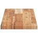 Estante flotante madera acacia maciza acabado aceite 100x20x2cm