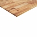 Estante flotante madera acacia maciza acabado aceite 100x20x2cm