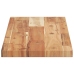 vidaXL Estante flotante 3 uds madera acacia acabado aceite 100x20x2 cm