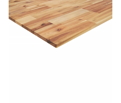 vidaXL Estante flotante 3 uds madera acacia acabado aceite 100x20x2 cm