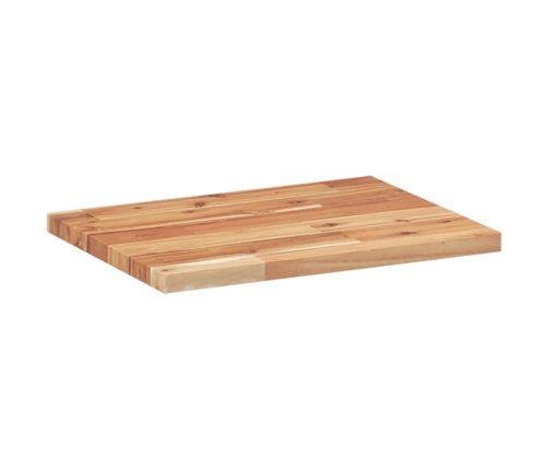 Estante flotante madera acacia maciza acabado aceite 40x30x2 cm