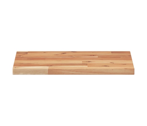 vidaXL Estante flotante madera acacia maciza acabado aceite 40x30x2 cm