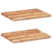 vidaXL Estantes flotantes 2 uds madera acacia acabado aceite 60x30x2cm