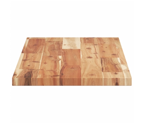 vidaXL Estante flotante madera acacia maciza acabado aceite 100x30x2cm