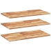 vidaXL Estante flotante 3 uds madera acacia acabado aceite 100x40x2 cm