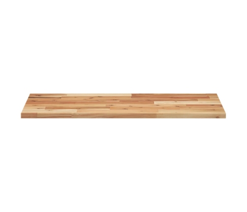 vidaXL Estante flotante 3 uds madera acacia acabado aceite 100x40x2 cm