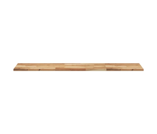 vidaXL Estante flotante madera acacia maciza acabado aceite 120x40x2cm