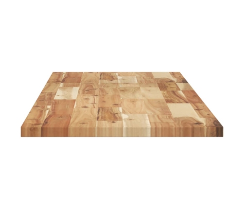 vidaXL Estante flotante madera acacia maciza acabado aceite 120x40x2cm