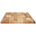 Estante flotante madera acacia maciza acabado aceite 140x40x2cm