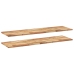 vidaXL Estante flotante 2 uds madera acacia acabado aceite 140x40x2 cm