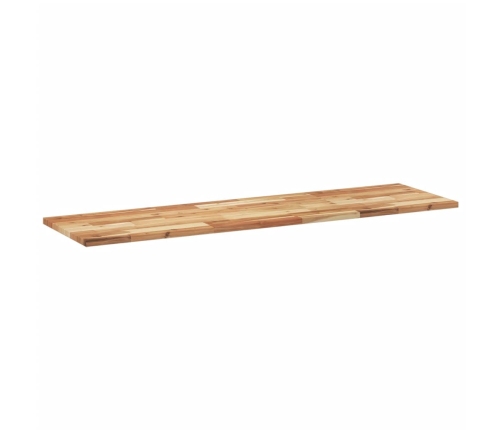 vidaXL Estante flotante 2 uds madera acacia acabado aceite 140x40x2 cm