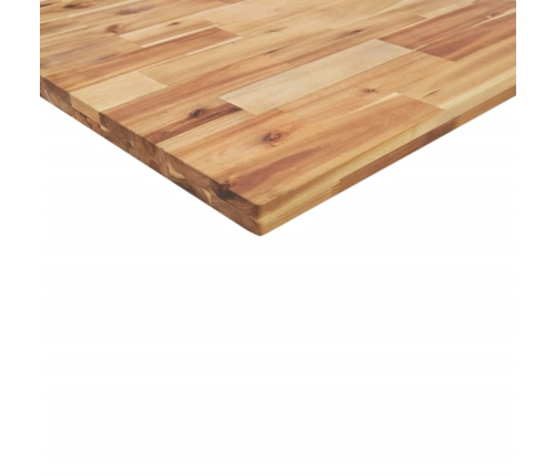 vidaXL Estante flotante madera acacia maciza acabado aceite 40x20x4 cm