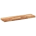 vidaXL Estante flotante 3 uds madera acacia acabado aceite 100x20x4 cm