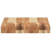 Estante flotante madera acacia maciza acabado aceite 60x30x4 cm