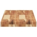 Estante flotante madera acacia maciza acabado aceite 80x30x4 cm