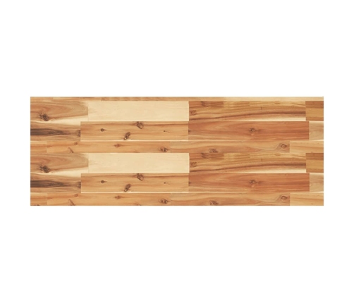 vidaXL Estante flotante 2 uds madera acacia acabado aceite 80x30x4 cm