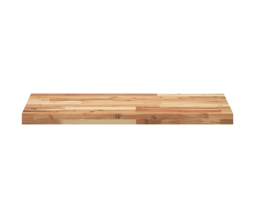 vidaXL Estante flotante madera acacia maciza acabado aceite 60x30x4 cm