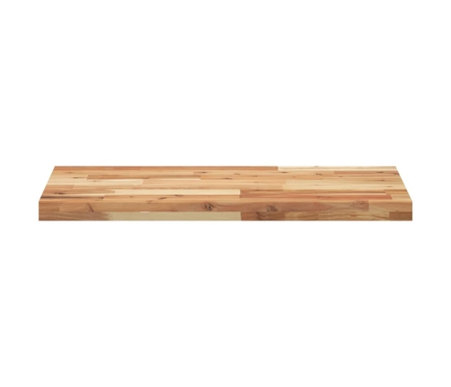 vidaXL Estante flotante 2 uds madera acacia acabado aceite 120x40x4 cm