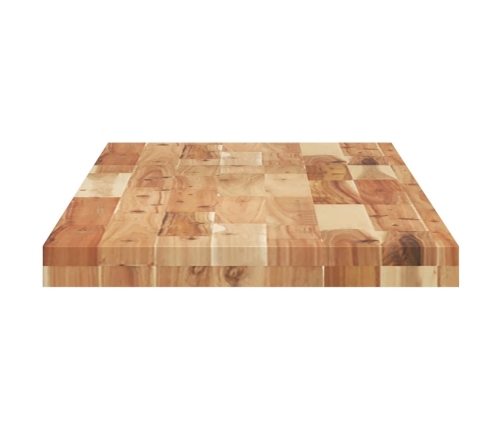 vidaXL Estante flotante 2 uds madera acacia acabado aceite 120x40x4 cm