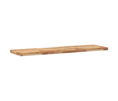 vidaXL Estante flotante 2 uds madera acacia acabado aceite 120x40x4 cm