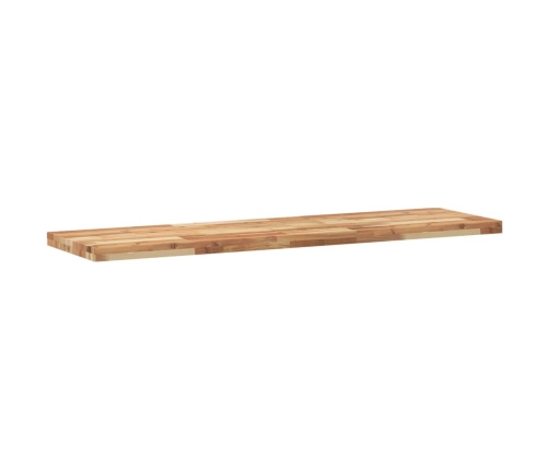 vidaXL Estante flotante 4 uds madera acacia acabado aceite 140x40x4cm