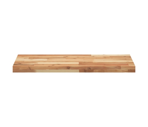 vidaXL Estante flotante 4 uds madera acacia acabado aceite 140x40x4cm