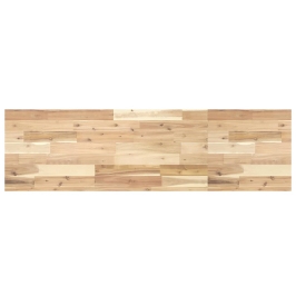 Encimera tocador de baño madera acacia sin tratar 160x40x4cm