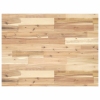 Encimera tocador baño madera acacia sin tratar 100x60x4 cm