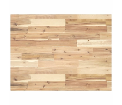 Encimera tocador baño madera acacia sin tratar 100x60x4 cm