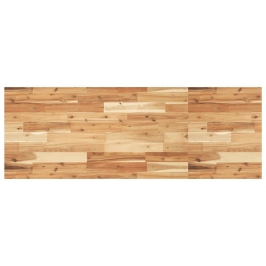 Encimera tocador baño madera acacia acabado aceite 120x50x2 cm