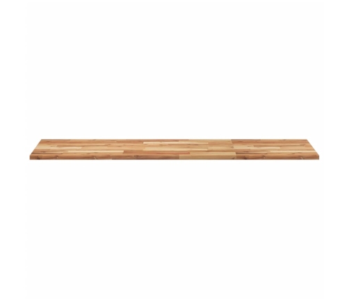 Encimera tocador baño madera acacia acabado aceite 120x50x2 cm