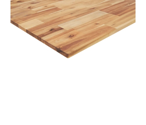 Encimera tocador baño madera acacia acabado aceite 120x50x2 cm