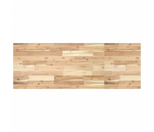Tablero escritorio madera maciza acacia sin tratar 120x50x2 cm