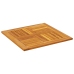 Tablero de mesa cuadrado madera maciza de acacia 60x60x2 cm