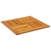 Tablero de mesa cuadrado madera maciza de acacia 70x70x2 cm