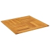 Tablero de mesa cuadrado madera maciza de acacia 80x80x2,2 cm