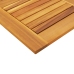 Tablero de mesa cuadrado madera maciza de acacia 80x80x2,2 cm