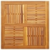 Tablero de mesa cuadrado madera maciza de acacia 90x90x2,2 cm